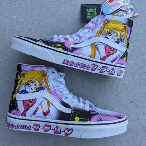 NWT Vans Sk8 Hi Sailor Moon Tennis Athletic Shoes